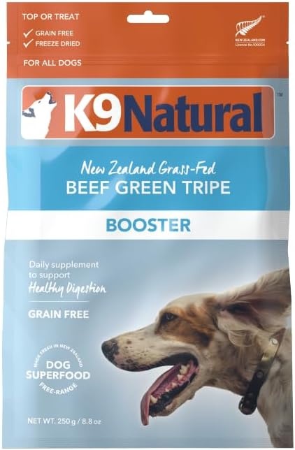 K9 Natural Freeze Dried Dog Food Topper with Verified Ingredients, Organ Meat Blend for Digestive Support, Human-Grade Freeze Dried Puppy Food & Dog Topping, Lamb Green Tripe, 7oz(Beef Green Tripe) - view 7