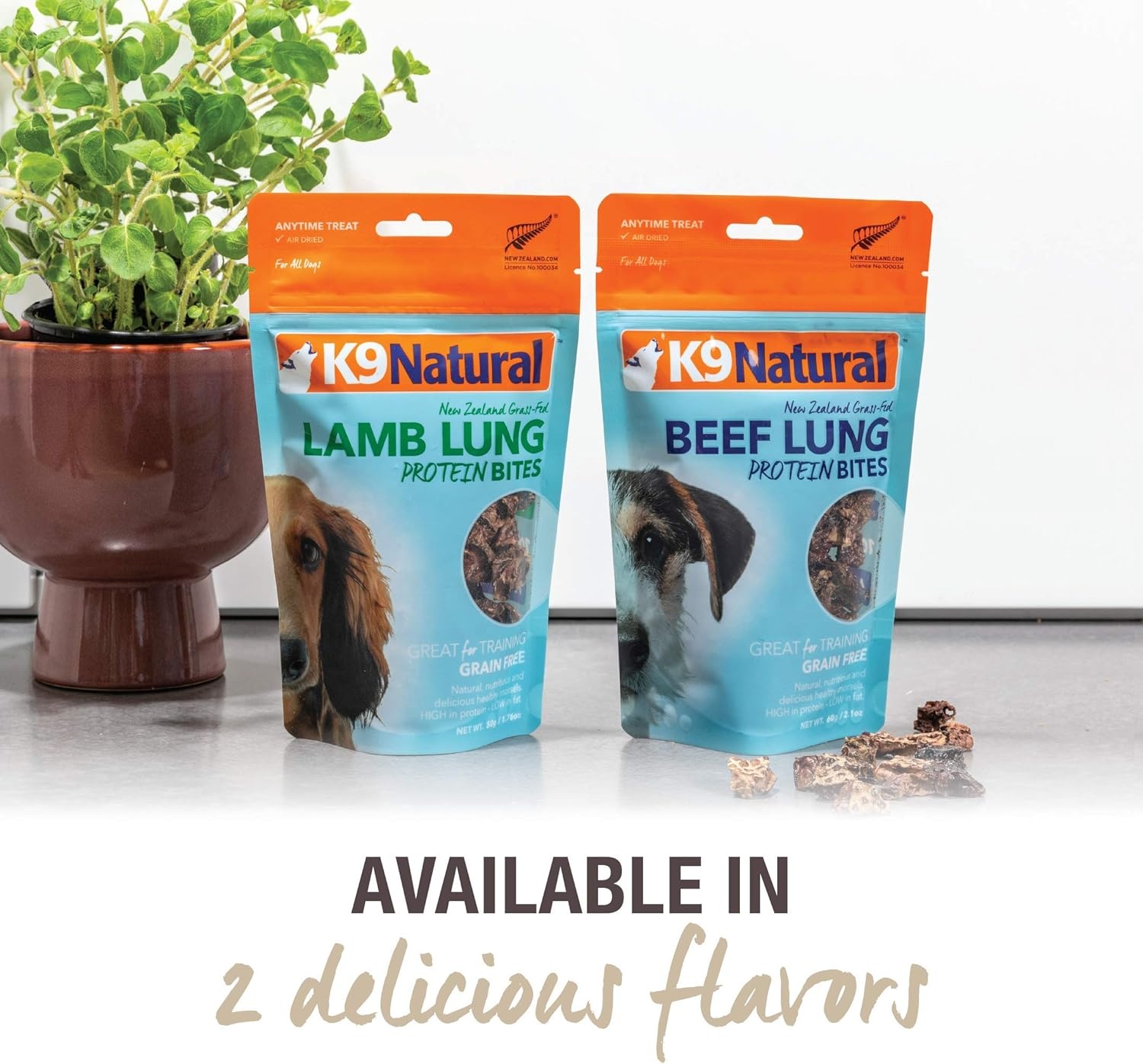 K9 Natural, Freeze-Dried Single Ingredient Dog Treats, High-Value, Low-Calorie Protein Bites for Active Dogs, Healthy Dog Training Treats, Grain-Free Reward, Chicken, 1.76oz(Lamb Lung) - view 6