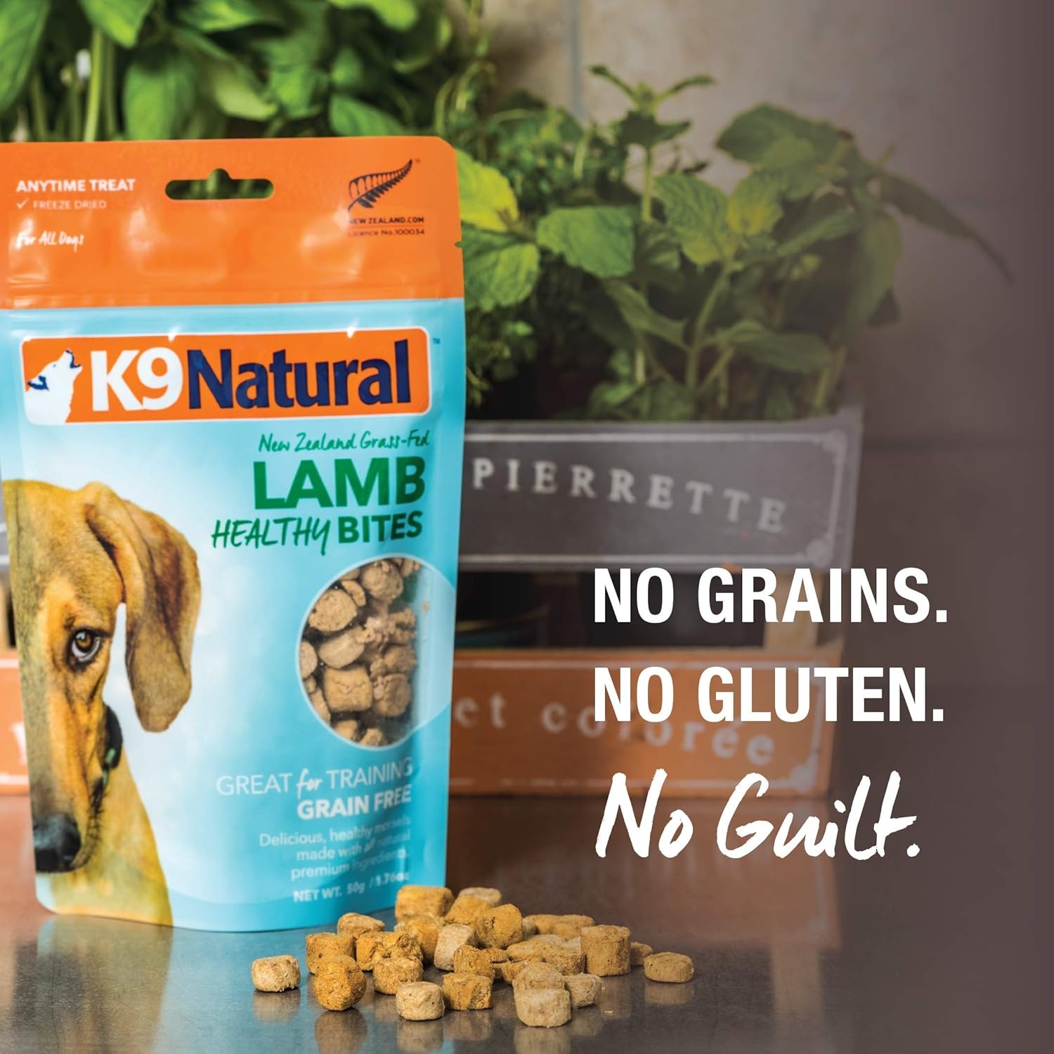 K9 Natural, Freeze-Dried Single Ingredient Dog Treats, High-Value, Low-Calorie Protein Bites for Active Dogs, Healthy Dog Training Treats, Grain-Free Reward, Chicken, 1.76oz(Chicken) - view 6