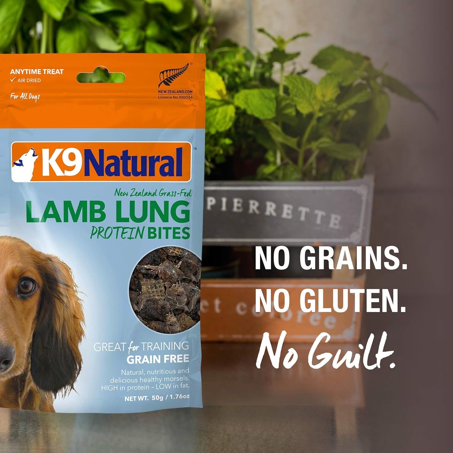 K9 Naturals, Freeze-Dried Single Ingredient Dog Treats, High-Value, Low-Calorie Protein Bites for Active Dogs, Healthy Dog Training Treats, Grain-Free Reward, Green Mussles, 1.76oz(Beef Lung) - view 3