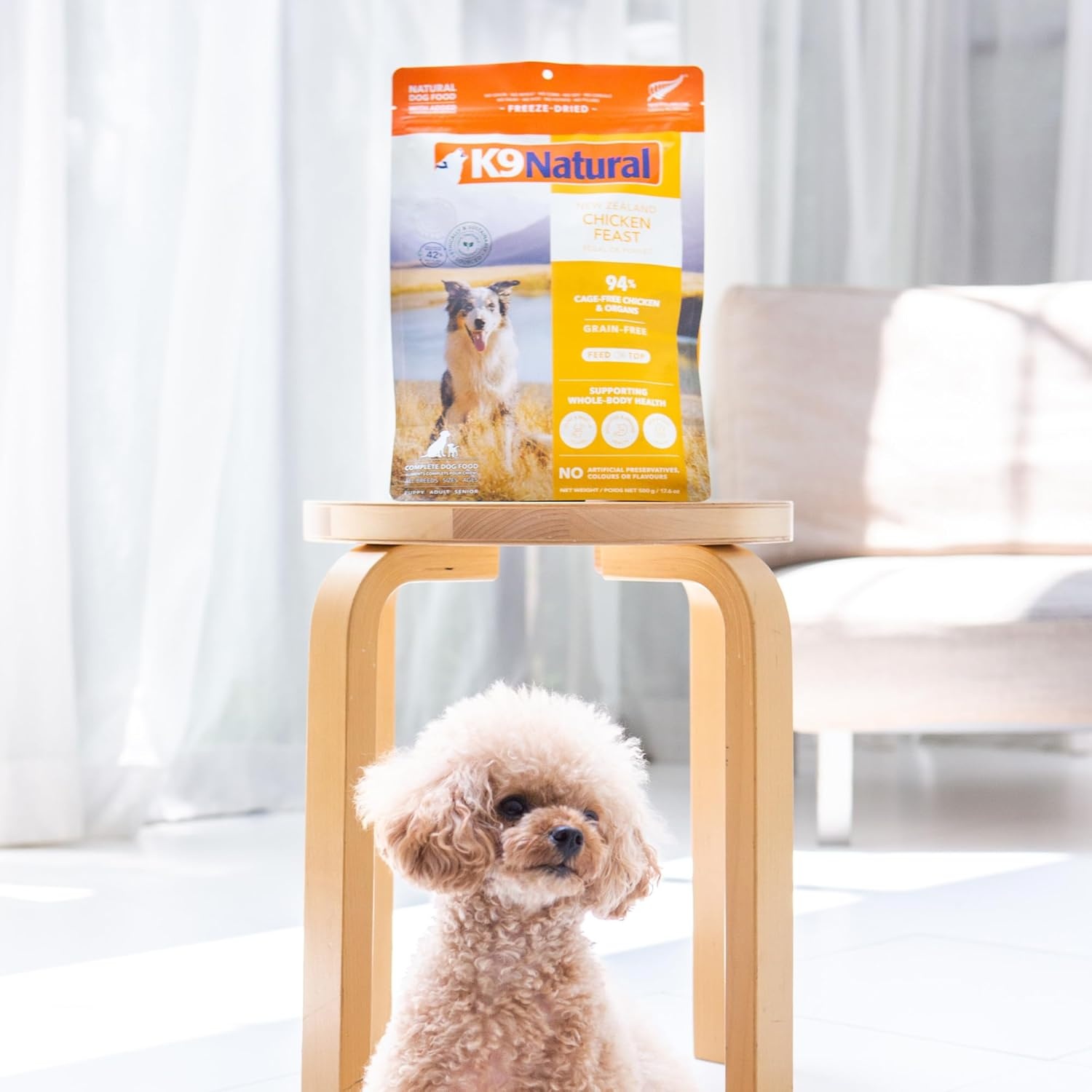 K9 Natural – Grain Free Freeze Dried Dog Food Topper – Chicken, 3.5oz(Chicken) - view 8